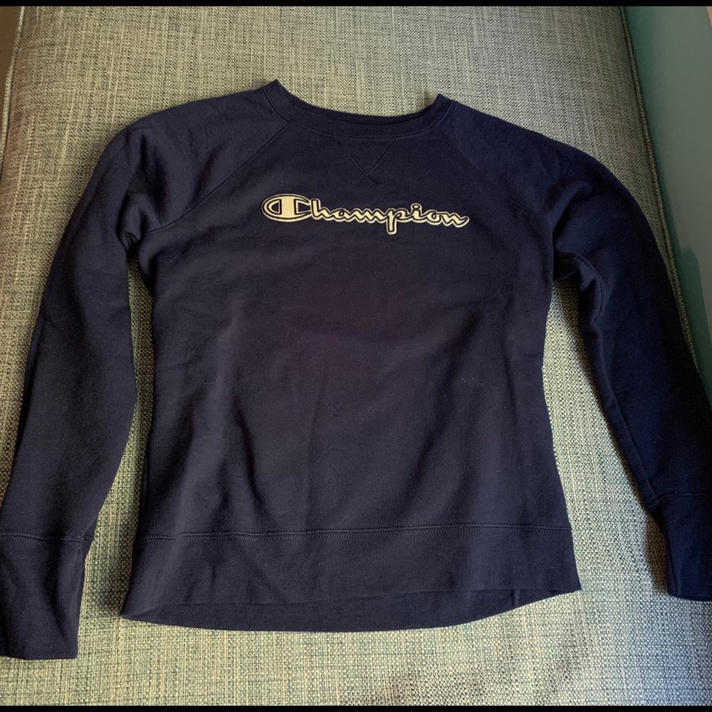 Navy Champion sweatshirt